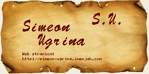 Simeon Ugrina vizit kartica